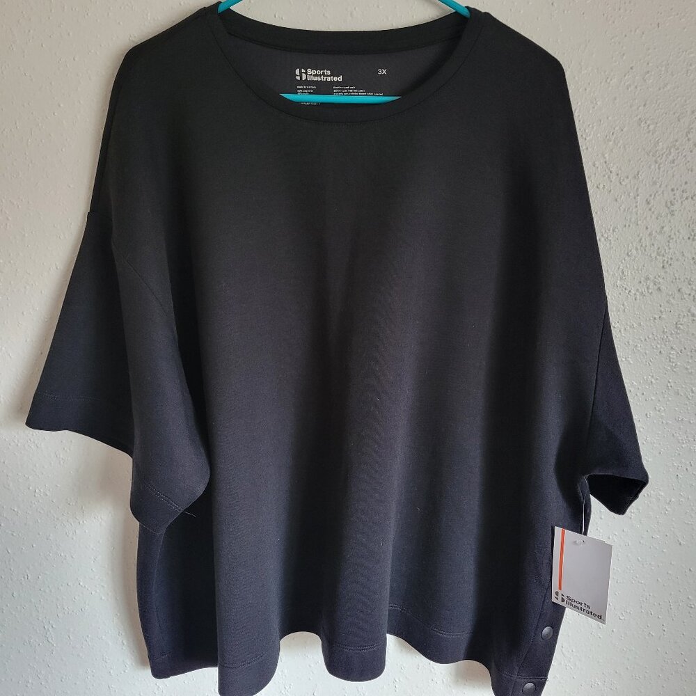 Sports illustrated Black Sports Tee